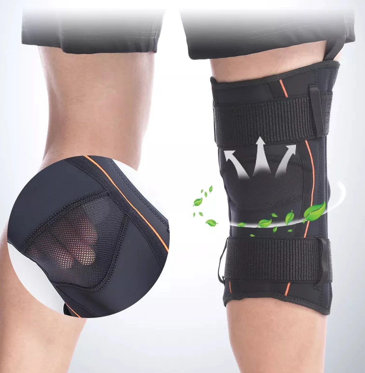 Premium Kniebrace - 'ErgoKnee 3' | Bracefox™ - Maat M - Medium | Knie Bandage Ondersteuning | Heren | Dames | Elastisch 10 Premium Kniebrace - 'ErgoKnee 3' | Bracefox™ - Maat M - Medium | Knie Bandage Ondersteuning | Heren | Dames | Elastisch - Afbeelding 8