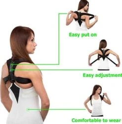 Rugbrace - Houding Corrector - Postuur Corrector - Rug - Schouder - Brace - Unisex - Rugklachten - Nekklachten - Posture Corrector Brace Rug Ondersteuning -Merkloos Winkel 1176x1200 31