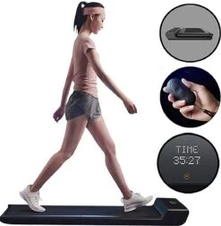 WalkingPad A1 PRO 746W Inklapbaar Elektrisch Loopband Fitness Walking Pad-0.5~6km/h -Automatische Snelheidsregeling Workout App-met LED Scherm/Afstandsbediening/Wiel-voor Thuis En Kantoor -Merkloos Winkel 1178x1200 24