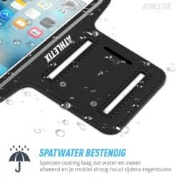 Athletix® - Universele Hardloop Armband - Sportarmband Met Reflectoren - Met Pasjeshouder & Sleutelhouder - 100% Spatwaterdicht - IPhone 12 - Samsung - Huawei - Zwart -Merkloos Winkel 1178x1200 26