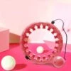 Merkloos Innovagoods Verstelbare Fitness Hoelahoep Met Gewicht - Hoelahoep Voor Volwassenen En Kinderen - Hula Hoop Fitness - Roze