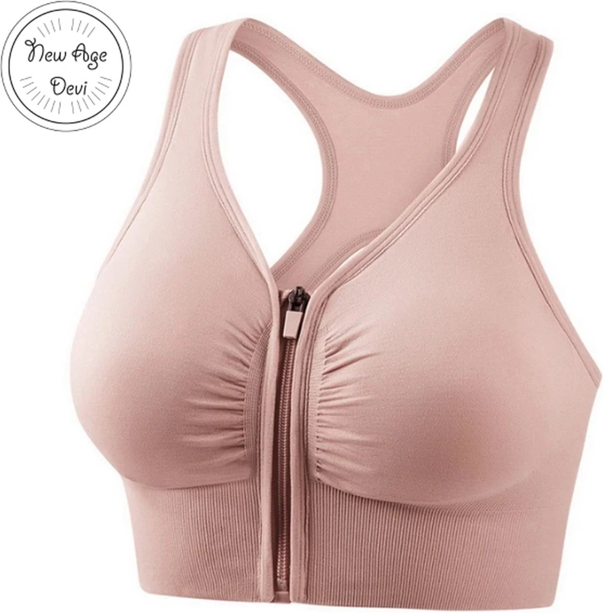 Sportbeha Met Voorsluiting - Zwart - Small 10 Sportbeha Met Voorsluiting - Zwart - Small - Afbeelding 8