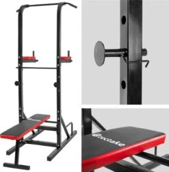 Tectake - Krachtstation Dipstation Met Optrekstang En Drukbank - 404161 -Merkloos Winkel 1180x1200 28