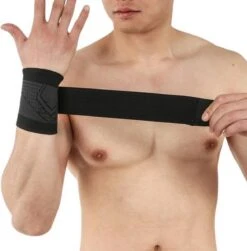 Polsbrace - Pols Bandage - Pols Brace - Hand Brace - Polssteun - Polsondersteuning - Neopreen - Comfort Fit - Zwart - Universeel - Maat M -Merkloos Winkel 1182x1200 28
