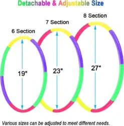 Borvat® | Hoelahoep For Kids - Afneembaar - Verstelbaar Gewicht - Meisjes En Jongens - Fitness - Dierentraining -Merkloos Winkel 1183x1200 21