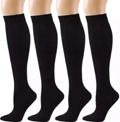 Compressiekousen Maat L/XL (40-44) **BEST QUALITY** / Steunkousen / Compression Socks – Elastisch - Zwart / Sportsokken / Werksokken / Running Socks / Gesloten / Hardlopen / Hardloopsokken / Werksokken Heren -Merkloos Winkel 1185x1200 29