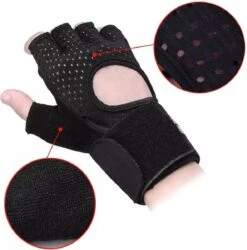 Fitness Gloves - Maat L / XL - Fitness Handschoenen - Gewichthefhandschoenen - Sporthandschoenen - Fit Sport - Pols Brace -Merkloos Winkel 1185x1200 37