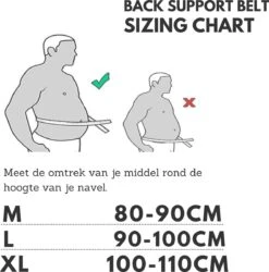 U Fit One Back Support - Rugbrace - Postuur Corrector - Rugband Onderrug - Rugondersteuning - Maat XL -Merkloos Winkel 1186x1200 44