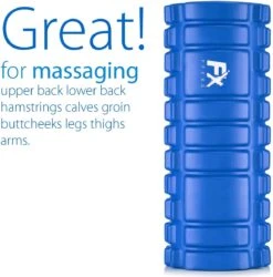 FFEXS Foam Roller - Therapie & Massage Voor Rug Benen Kuiten Billen Dijen - Perfecte Zelfmassage Voor Sport Fitness Hardlopen - 34cm X 14cm Blauw -Merkloos Winkel 1187x1200 3