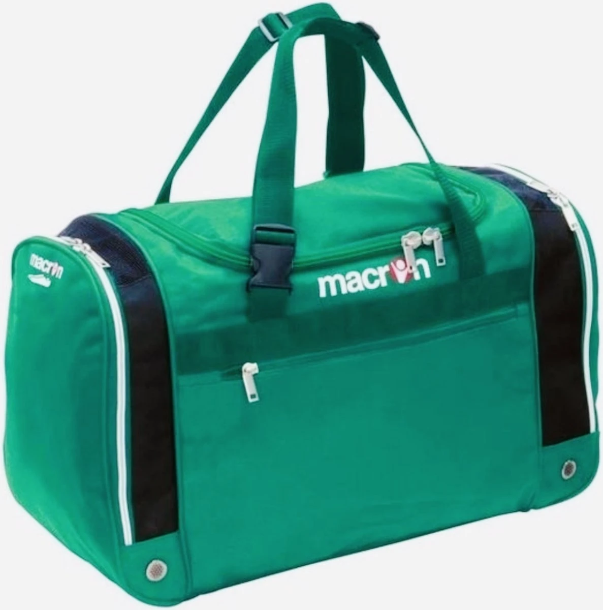 Sporttas Met Schoenenvak Apart, Multisport, Macron, Groen/Zwart, 70 X 38 X 30 Cm 3 Sporttas Met Schoenenvak Apart, Multisport, Macron, Groen/Zwart, 70 X 38 X 30 Cm