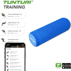 Tunturi Yoga Foam Roller - Massage Roller - Yoga Roller- EVA - 40cm - Incl. Gratis Fitness App 9 Tunturi Yoga Foam Roller - Massage Roller - Yoga Roller- EVA - 40cm - Incl. Gratis Fitness App -Merkloos Winkel 1188x1200 4