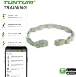 Tunturi Multi Weerstandsband - Resistance Band - Fitness Band - Incl. Gratis Fitness App -Merkloos Winkel 1188x1200 54