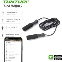 Tunturi Speed - Springtouw - Sport Springtouw - Fitness Springtouw - Met Rubber Handgrepen - Incl. Gratis Fitness App -Merkloos Winkel 1188x1200 61