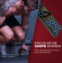 FitKit Push Up Bord - Fitness - Krachttraining Thuis - Opdruksteun 16 Variaties - Push Up Board - Trainen Van 4 Spiergroepen - Opdruk Bord - Sporten - Push Up Bars - Thuis Sporten - Opdrukken -Merkloos Winkel 1188x1200 75