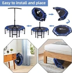 FOXSPORT Trampoline - Jump - Fitness - Volwassene Of Kindertrampoline - Fitness Trampoline Met Handvat - Mini Trampoline - Kleine Trampoline - Sport Trampoline - Inclusief Handgrip - Fitnesstrampolines - 119 Cm -Merkloos Winkel 1189x1200 23