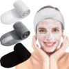 LIXIN Set 3 Stuks Spa Haarband - Zwart, Grijs, Wit - Make-up Haarbanden - Cosmetische Hoofdband - Haarband Volwassenen - Bandeau - Vrouwen - Dames - Tieners - Meiden - Yoga - Schoonheidsspecialiste Producten - Haaraccessoires - Make-up Accessoires -Merkloos Winkel 1190x1200 39