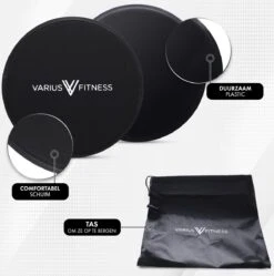 Varius Fitness® PRO Sliding Pads - Sliding Discs - Ab Trainer - Core Trainer - Core Sliders - Buikspier Trainer - Sliders - Fitness - Slide Pads - Full Body Workout - Thuis Sporten 10 Varius Fitness® PRO Sliding Pads - Sliding Discs - Ab Trainer - Core Trainer - Core Sliders - Buikspier Trainer - Sliders - Fitness - Slide Pads - Full Body Workout - Thuis Sporten -Merkloos Winkel 1191x1200 26