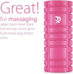 FFEXS Foam Roller - Therapie & Massage Voor Rug Benen Kuiten Billen Dijen - Perfecte Zelfmassage Voor Sport Fitness Hardlopen - 34cm X 14cm Roze -Merkloos Winkel 1191x1200 3