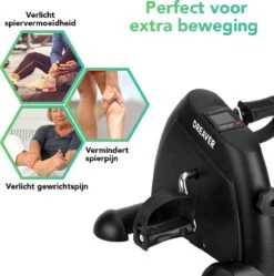Dreaver Stoelfiets - LCD-scherm - Inclusief Antislipmat - Bureaufiets - Bewegingstrainer - Deskbike - Mini Hometrainer - Pedaaltrainer -Merkloos Winkel 1192x1200 42