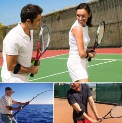 Merkloos Elleboogbrace Verstelbaar Zwart/Blauw -Merkloos Winkel 1192x1200 53