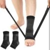 De Millennials Enkelbrace 1 Pair (2 Stuks)- Maat L-Schoenmaat: 39-42 - Enkelbandage Voor Compressiesokken Verlichten Hielspoor - Sport - Enkel Bandage - Voet Brace - Enkel Brace - Enkelondersteuning - Neopreen - Comfort Fit - Zwart - Universeel -Merkloos Winkel 1192x1200 55