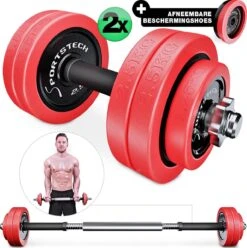 Sportstech AH300 Halterset - Korte&lange Halter Dumbbell Ineen - 30 Kg - Halters - Gewichten -Merkloos Winkel 1193x1200 13