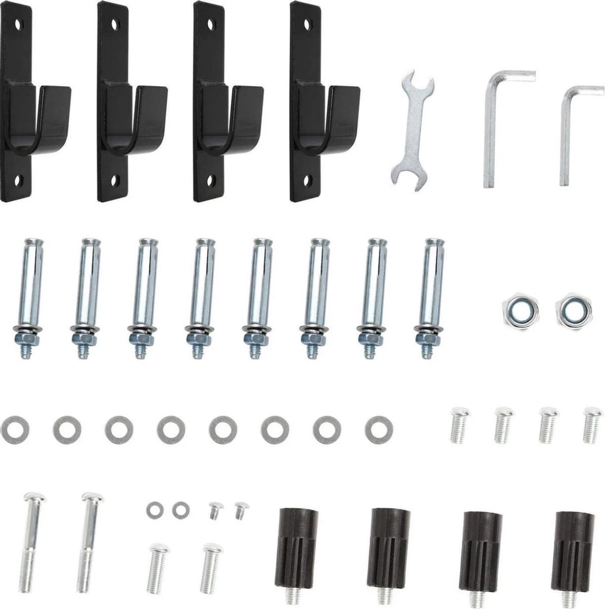 SOUTHWALL Fitness Station – 2-in-1 Pull Up Station En Dip Station Voor Thuis Sporten – Optrekstang Fitness Wandmontage – Dip Bars – Chin Up Bar – Home Gym – Pull Up Bar Muurmontage – Krachttraining – Power Tower – 150kg Draagkracht – Zwart/Rood 5 SOUTHWALL Fitness Station – 2-in-1 Pull Up Station En Dip Station Voor Thuis Sporten – Optrekstang Fitness Wandmontage – Dip Bars – Chin Up Bar – Home Gym – Pull Up Bar Muurmontage – Krachttraining – Power Tower – 150kg Draagkracht – Zwart/Rood - Afbeelding 3