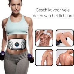 Homezie Fitness Belt - Ab Trainer - Buikspieren - Buikspier Trainers - Afvallen - Massageapparaten - Zweetband - Zweetband Buik - Waist Trainer -Merkloos Winkel 1195x1200 28