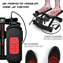 Sportstech STX300 | Stepper | Home Fitness Thuis | Inclusief Trekkoorden -Merkloos Winkel 1195x1200 45