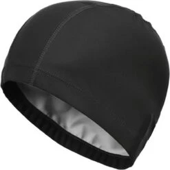 WiseGoods - Premium Unisex Badmuts - Douchemuts - Zwemmuts Lang Haar - Waterdicht - Zwemmen - Omtrek 50-64 Cm - Zwart