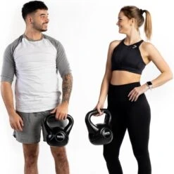 WAYS. Kettlebell - 8 KG - PVC - Zwart -Merkloos Winkel 1197x1200 43