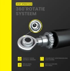 Merkloos Breaking Limits Verstelbaar Springtouw Voor Volwassenen – Speedrope & Jump Rope – Jumping & Skipping Rope – Fitness & Crossfit – Springtouw Kinderen - Anti-Slip Handvat + Slijtbestendig Staaldraad -Merkloos Winkel 1197x1200 51