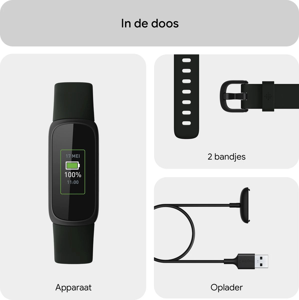 Fitbit Inspire 3 - Activity Tracker - Zwart 14 Fitbit Inspire 3 - Activity Tracker - Zwart - Afbeelding 12