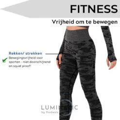 Camouflage Legging - Sportlegging Dames - Yoga Legging - Fitness Legging - Legging Dames - Sport Legging - Shapewear Dames - Camouflage Broek - Camo | Luminatic® | Zwart | M 14 Camouflage Legging - Sportlegging Dames - Yoga Legging - Fitness Legging - Legging Dames - Sport Legging - Shapewear Dames - Camouflage Broek - Camo | Luminatic® | Zwart | M -Merkloos Winkel 1197x1200 61