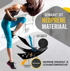 Sweat Athlete - Zweetband Buik - Waist Trainer - Afvallen - Afslankband - Afvalband - Sauna Band - Sweat Belt - Waist Shaper - Buikband Afvallen - Man/Vrouw - Zwart - L - 116 Cm -Merkloos Winkel 1197x1200 70