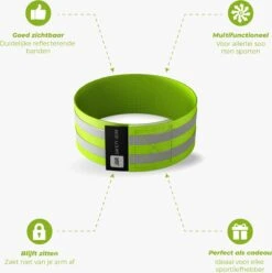 Geel - Sportarmband Reflecterend - Hardloopband Verlichting (licht Reflectie) - Hardloop Verlichting Veiligheidsband - JGR Safety Gear -Merkloos Winkel 1197x1200 71