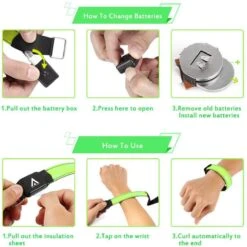 Arisenn® OPLAADBAAR LED LIGHTNING BAND GEEL|3 Standen | Reflecterende Hardloop Verlichting - Hardloop | Running Safety Led Light/ Reflecterende Armband Led/ Veiligheidsverlichting/ Hardloop Verlichting/ USB OPLAADBAAR / Sportarmbanden -Merkloos Winkel 1198x1200 107