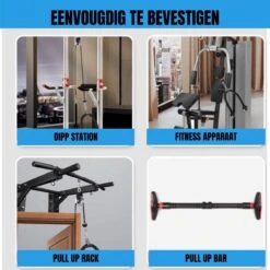 W&Z® Home Fitness Kabelsysteem 19-delig Set -Krachtstation Thuis Sporten Met Triceps Touw - Krachttraining - Lat Pulley -Merkloos Winkel 1198x1200 111