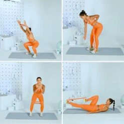 Athletix® - Roze Weerstandsbanden Set - 4 Resistance Bands - Booty Bands Met Gratis Draagtas En Oefeningen -Merkloos Winkel 1198x1200 72