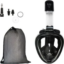 X10 Full Face Mask- Snorkelmasker - Volwassenen - Zwart - L/XL 10 X10 Full Face Mask- Snorkelmasker - Volwassenen - Zwart - L/XL -Merkloos Winkel 1199x1200 34
