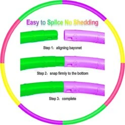 Borvat® | Hoelahoep For Kids - Afneembaar - Verstelbaar Gewicht - Meisjes En Jongens - Fitness - Dierentraining -Merkloos Winkel 1199x1200 42