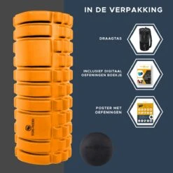 RP® Foam Roller Inclusief Massage Bal Workout EBook, Tas & Poster - Foamroller Massage Roller & Massagebal - Triggerpoint Bal -Merkloos Winkel 1199x1200 8