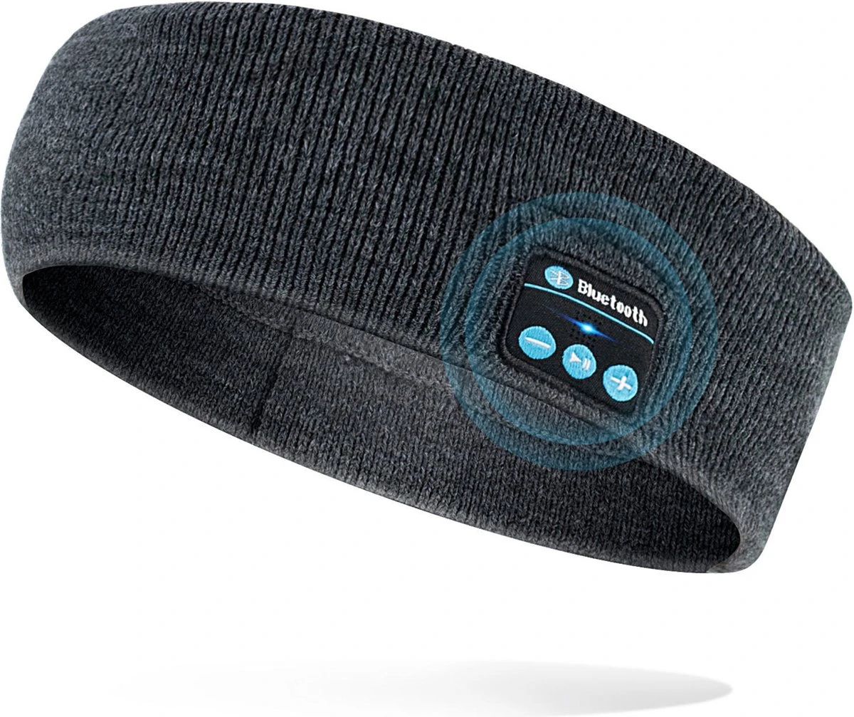 Femur®️ Haarband - Zweetband - Bluetooth Haarband - Muziek Haarband - Koptelefoon - Slaapmasker - Slaap Koptelefoon - Grijs 7 Femur®️ Haarband - Zweetband - Bluetooth Haarband - Muziek Haarband - Koptelefoon - Slaapmasker - Slaap Koptelefoon - Grijs - Afbeelding 5
