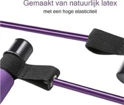 Bodio Pilates Stick - Pilates Bar - Weerstandsband - Resistance Band - Fitness Elastiek - Weerstandbanden Fitness - Fitness Krachttraining - Fitness - Pilates - Binnen - Buiten - Full Body Workout - Paars -Merkloos Winkel 1200x1016 19