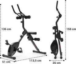 CAPITAL SPORTS Azura Fusion Fiets Hometrainer 3in1 Cardio-/standing Bike AB Trainer , Magnetische Weerstand , Belastbaarheid: Max. 100 Kg -Merkloos Winkel 1200x1016 25