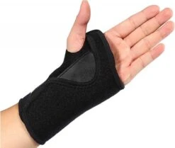 Polsbrace Links Carpale, Carpaal Tunnel Syndroom, CTS Pols Brace, Polsbandage, Polsstabilisator + Spalk Voor Extra Ondersteuning, Ook Bij Artritis, Artrose, Reuma En Tendinitis, Verstelbaar, Universee