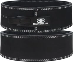 Barbelts Powerlift Riem Zwart - Lever Belt - M