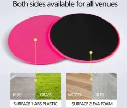 U Fit One Sliders Fitness - Core Sliders - Sliding Pads - Sliding Discs - Core Trainer - Ab Trainer - Slide Pads - Core Sliders - Buikspier - Thuis Sporten - Roze -Merkloos Winkel 1200x1021 7