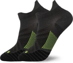 Hardloopsokken - Lage Sokken - Sportsokken - Zwart - Maat S/m