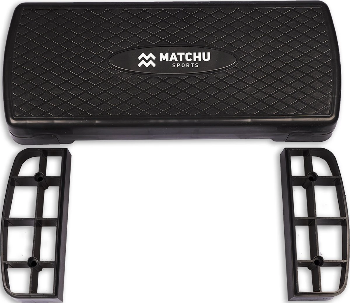Matchu Sports - Aerobic Step - Fitness Step - Stepbankje - Step Fitness - Zwart - Belastbaar Tot 120kg - In Hoogte Verstelbaar 5 Matchu Sports - Aerobic Step - Fitness Step - Stepbankje - Step Fitness - Zwart - Belastbaar Tot 120kg - In Hoogte Verstelbaar - Afbeelding 3
